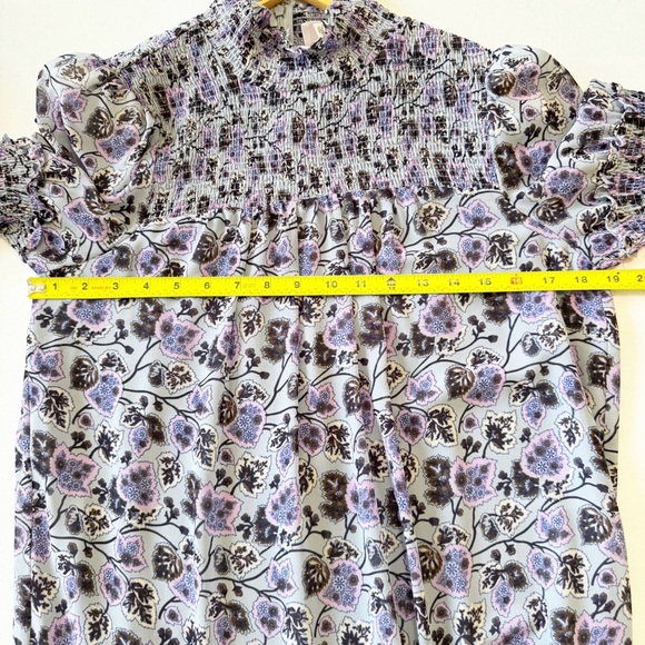 cinq a sept Drew Stephanie Floral Smocked Tiered Dress 6 - Picture 9 of 14